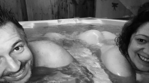 Bare Bums in Hot tub